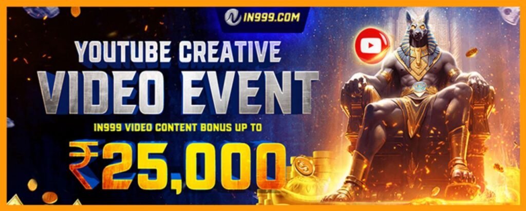 IN999 Youtube Creative Event Bonus
